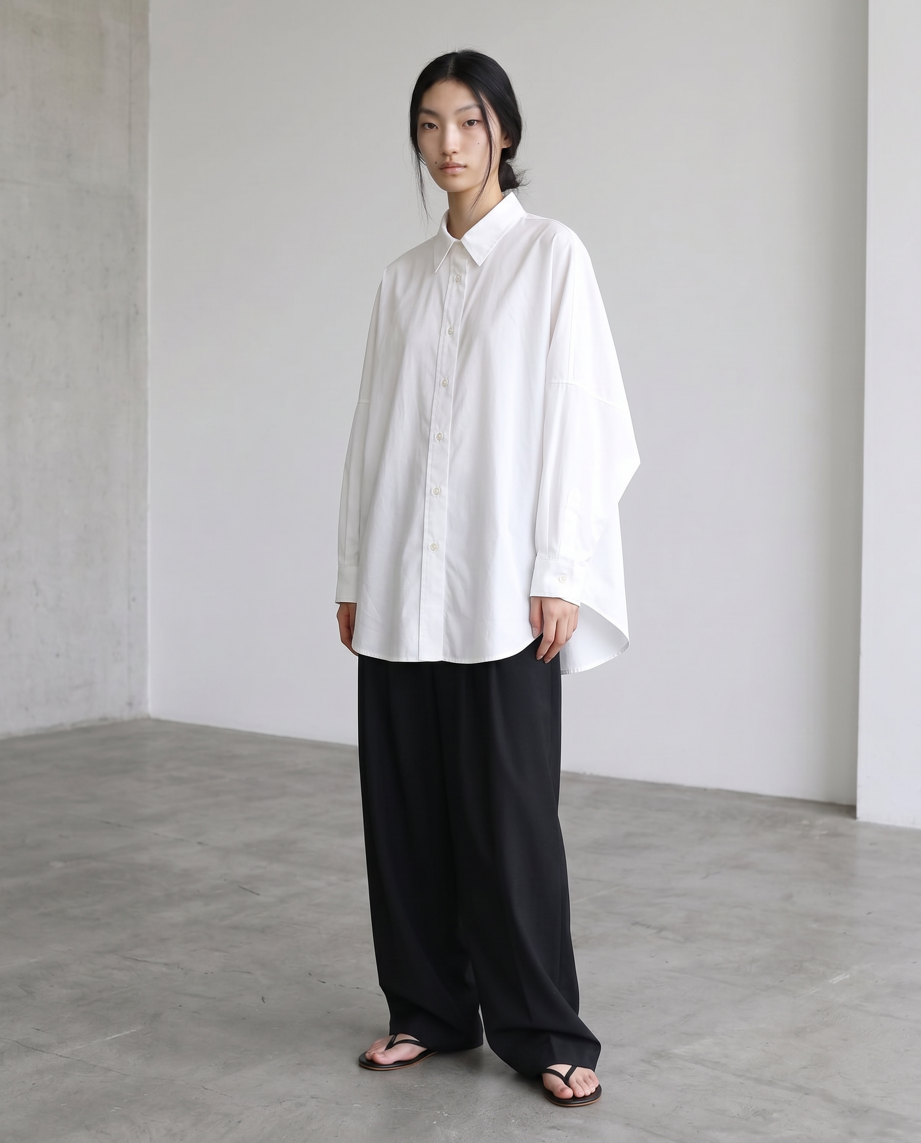Sabr Poplin Oversized Shirt 