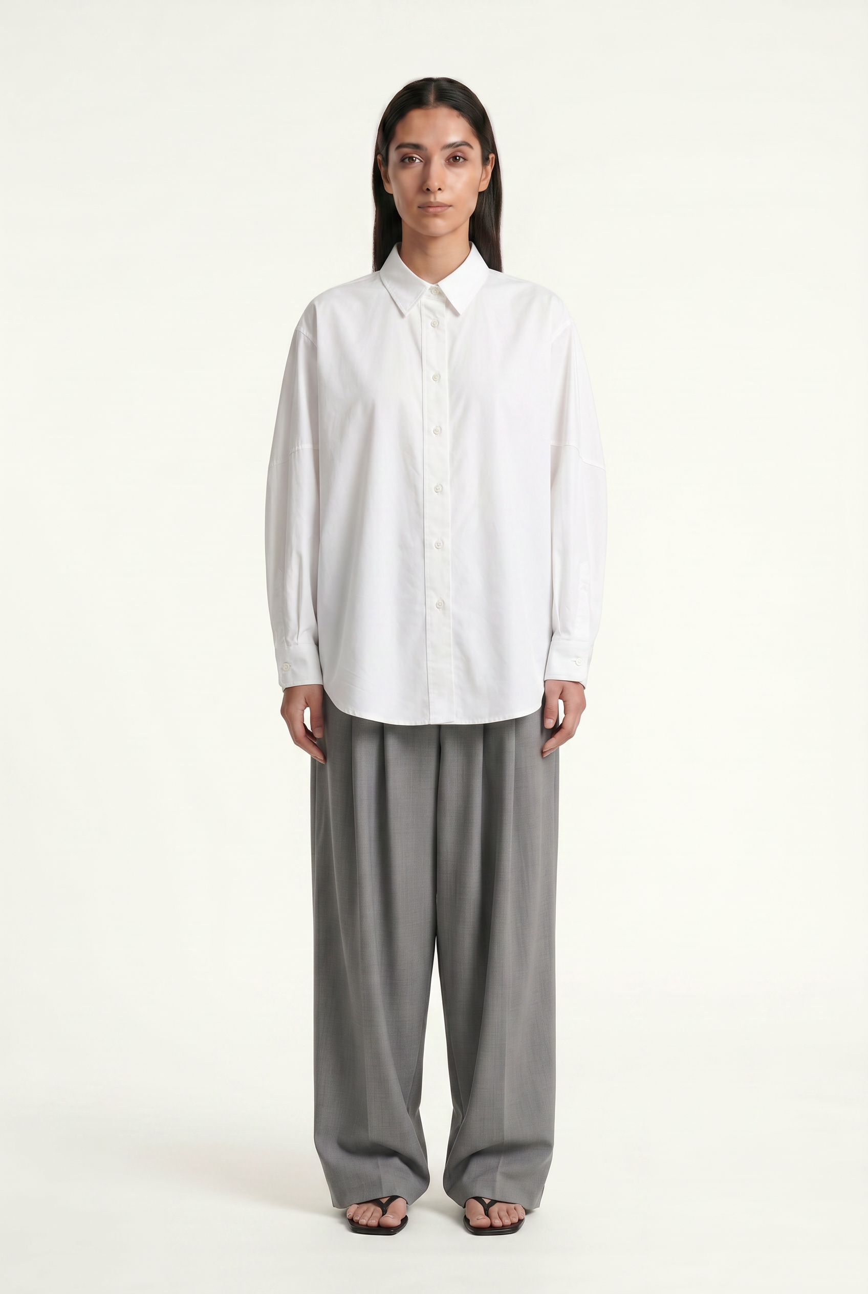 Sabr Poplin Oversized Shirt 
