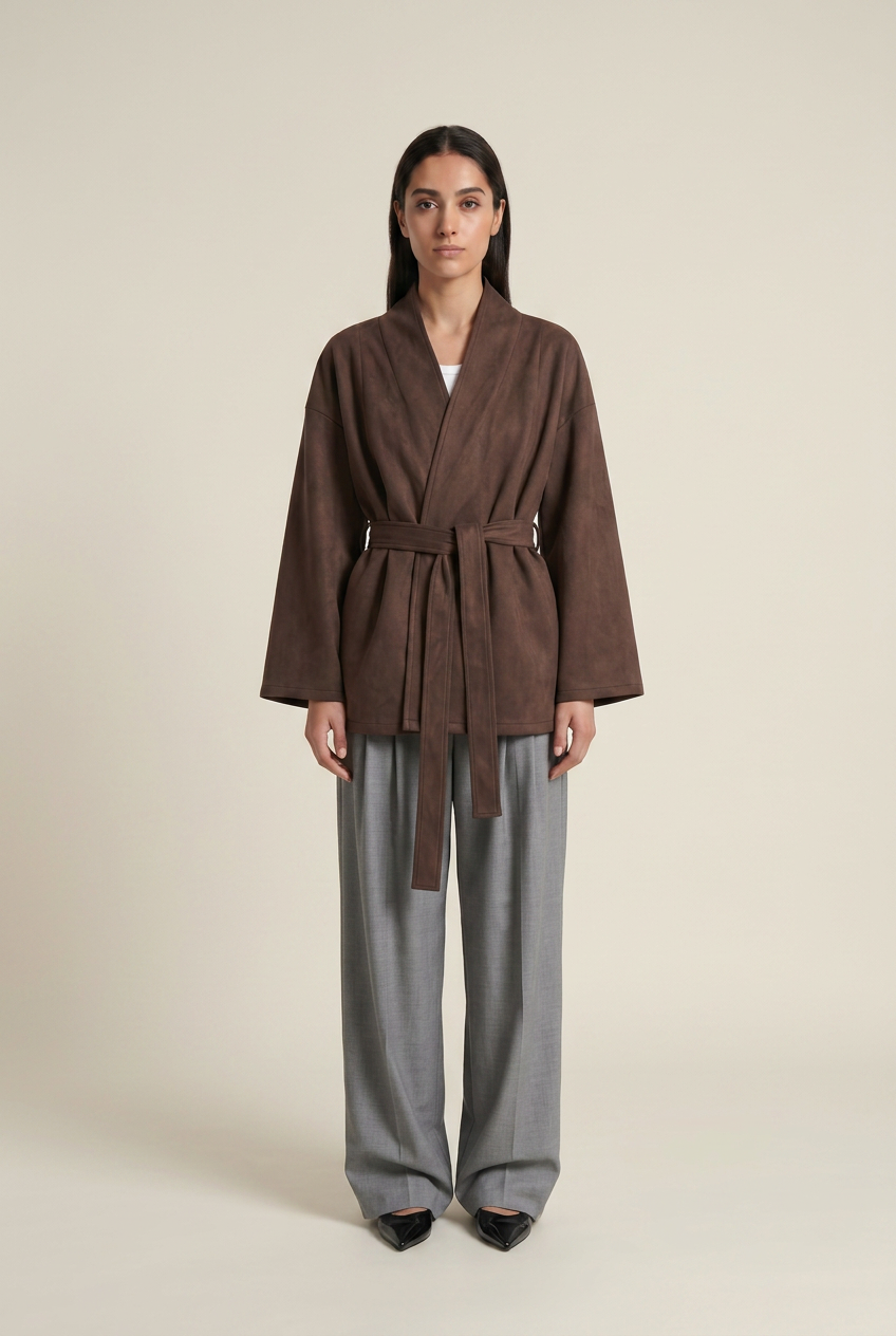 Mocha Suede Wrap
