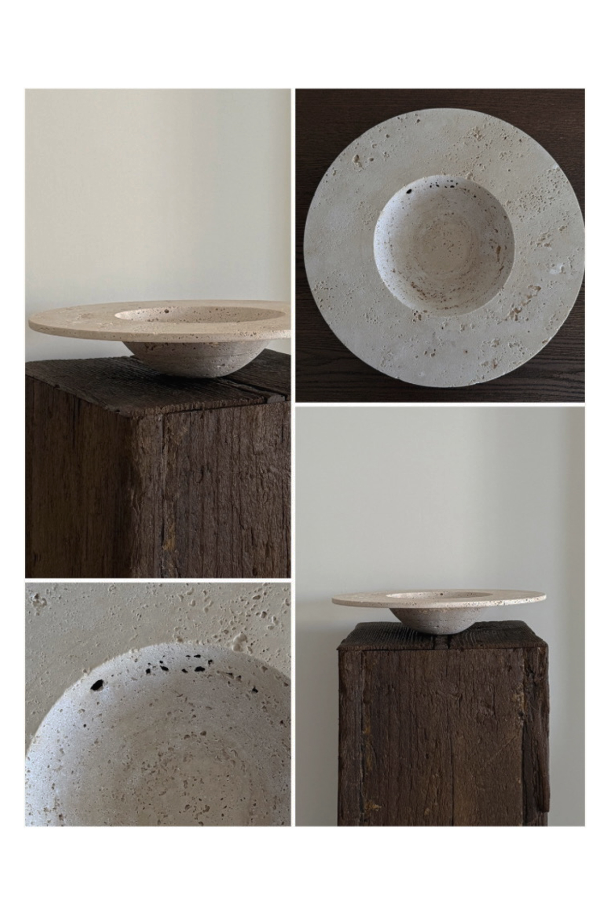 Orvia Travertine Bowl