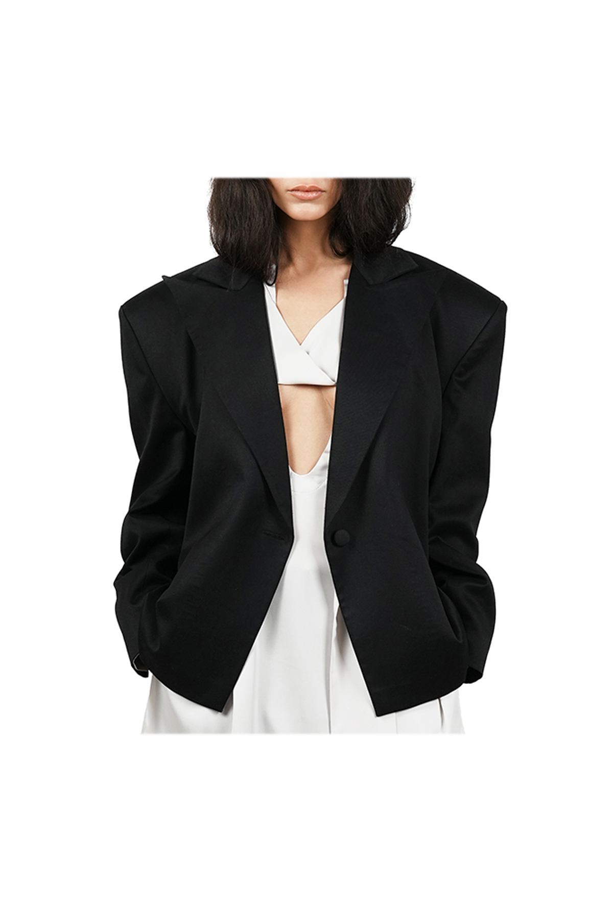 Frame Oversized Blazer