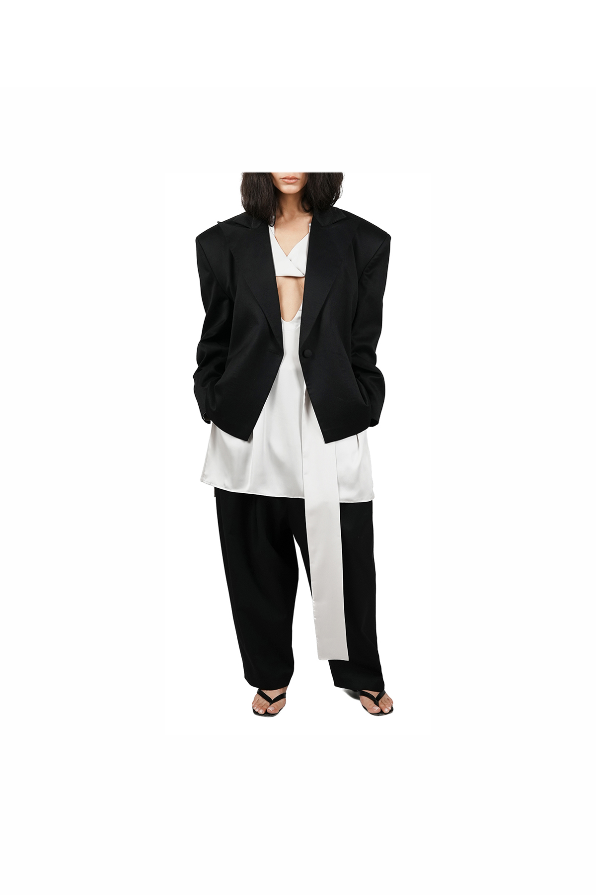 Frame Oversized Blazer