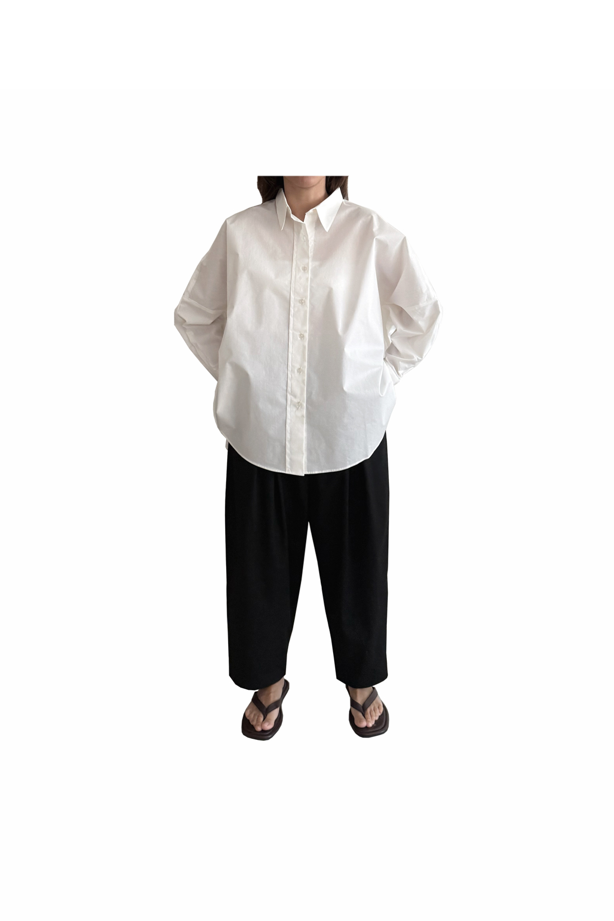 Sabr Poplin Oversized Shirt 