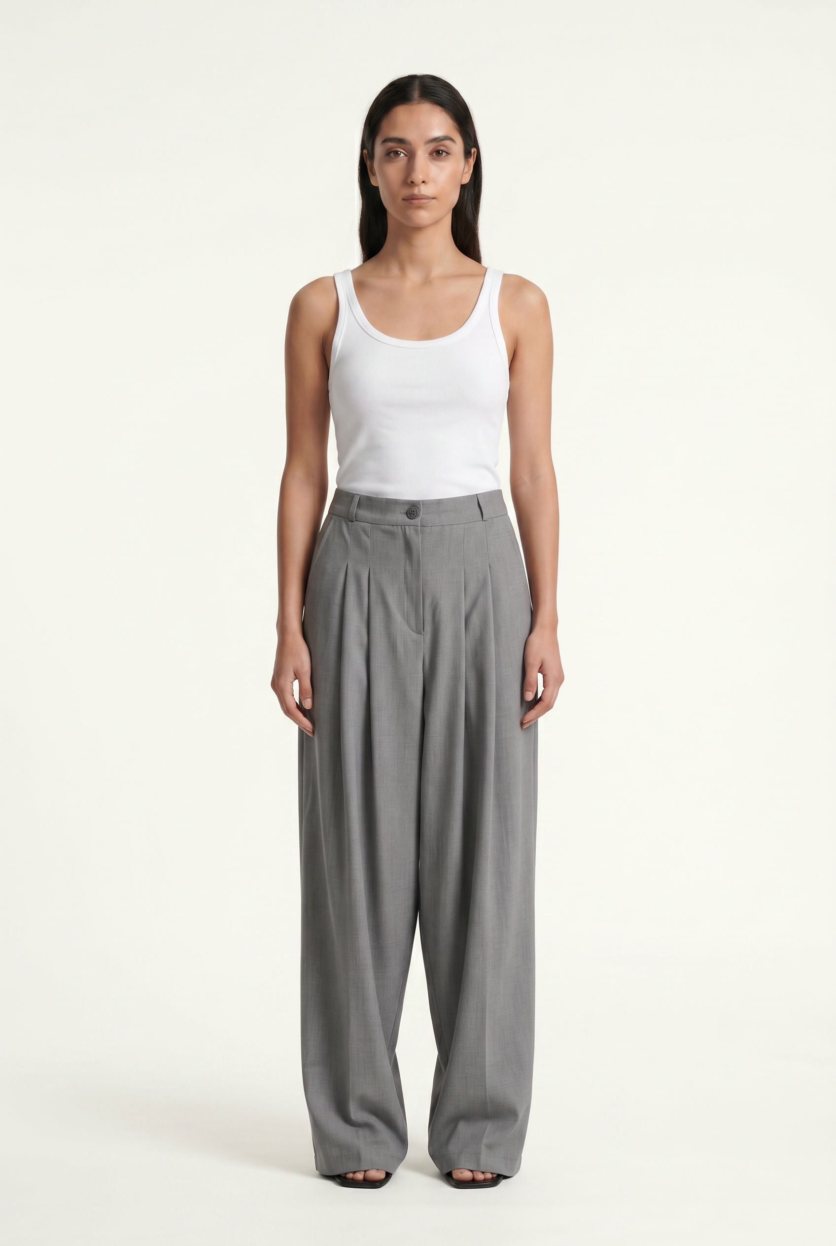 The Atelier Double-Pleated Trousers