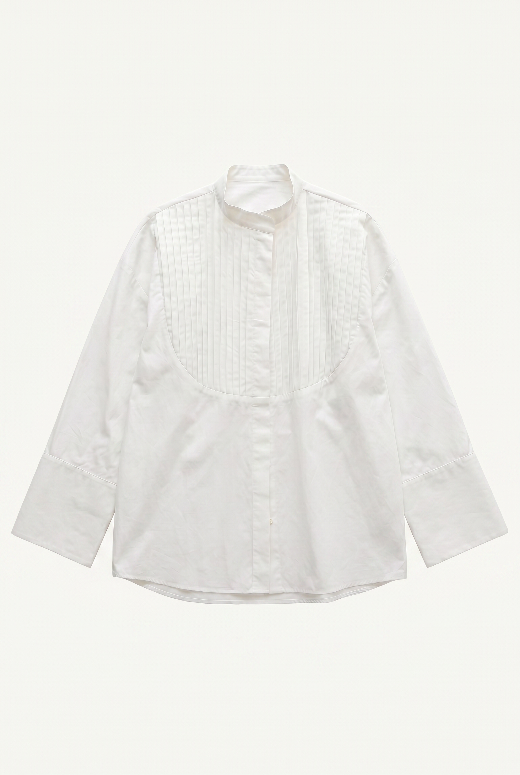 The Élan Pleated Poplin Shirt