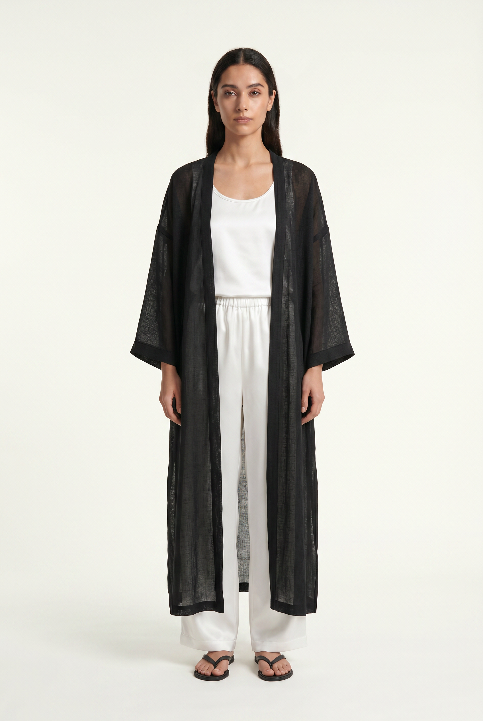 The Satin Straight Pants
