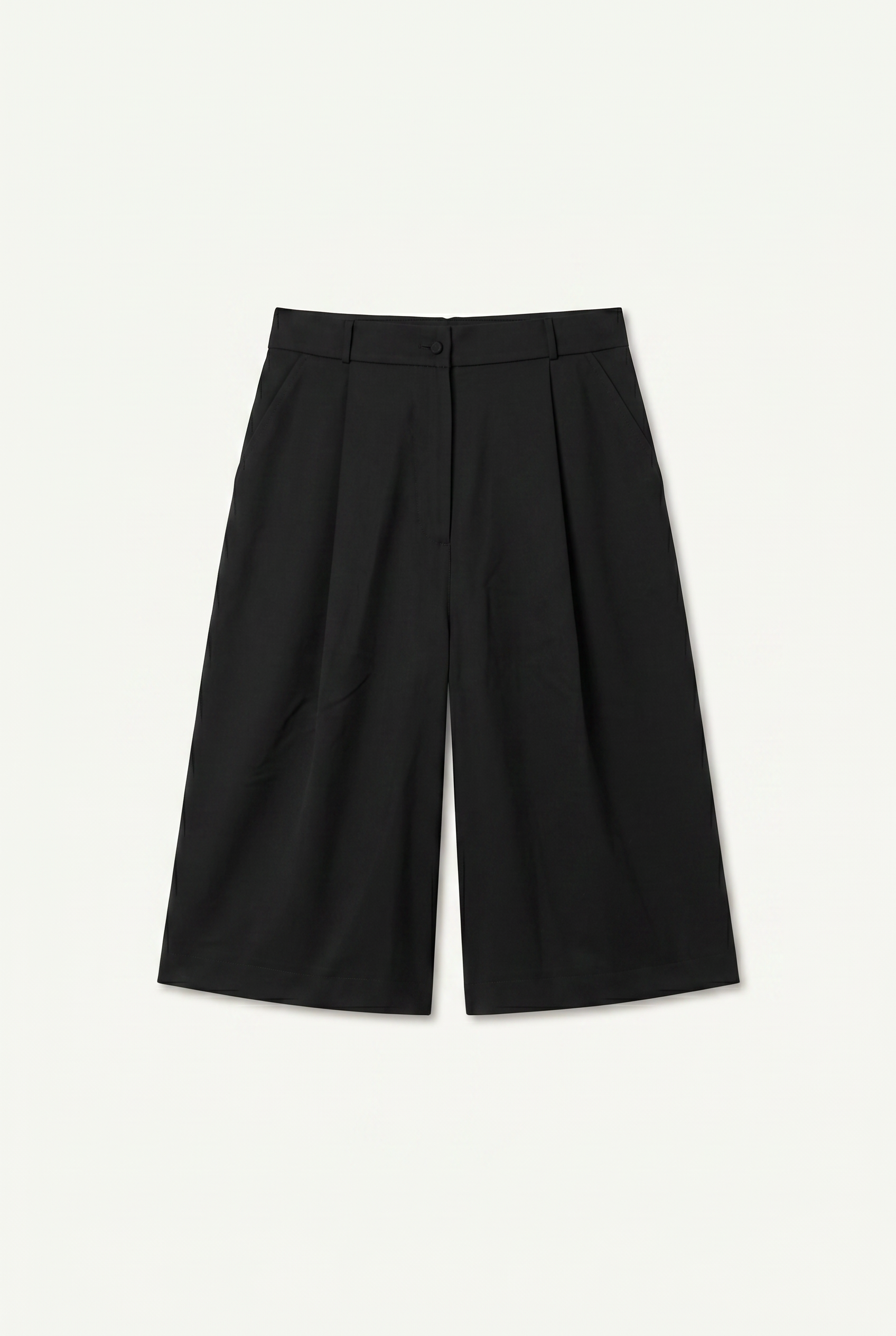 Knee-length Black Pants