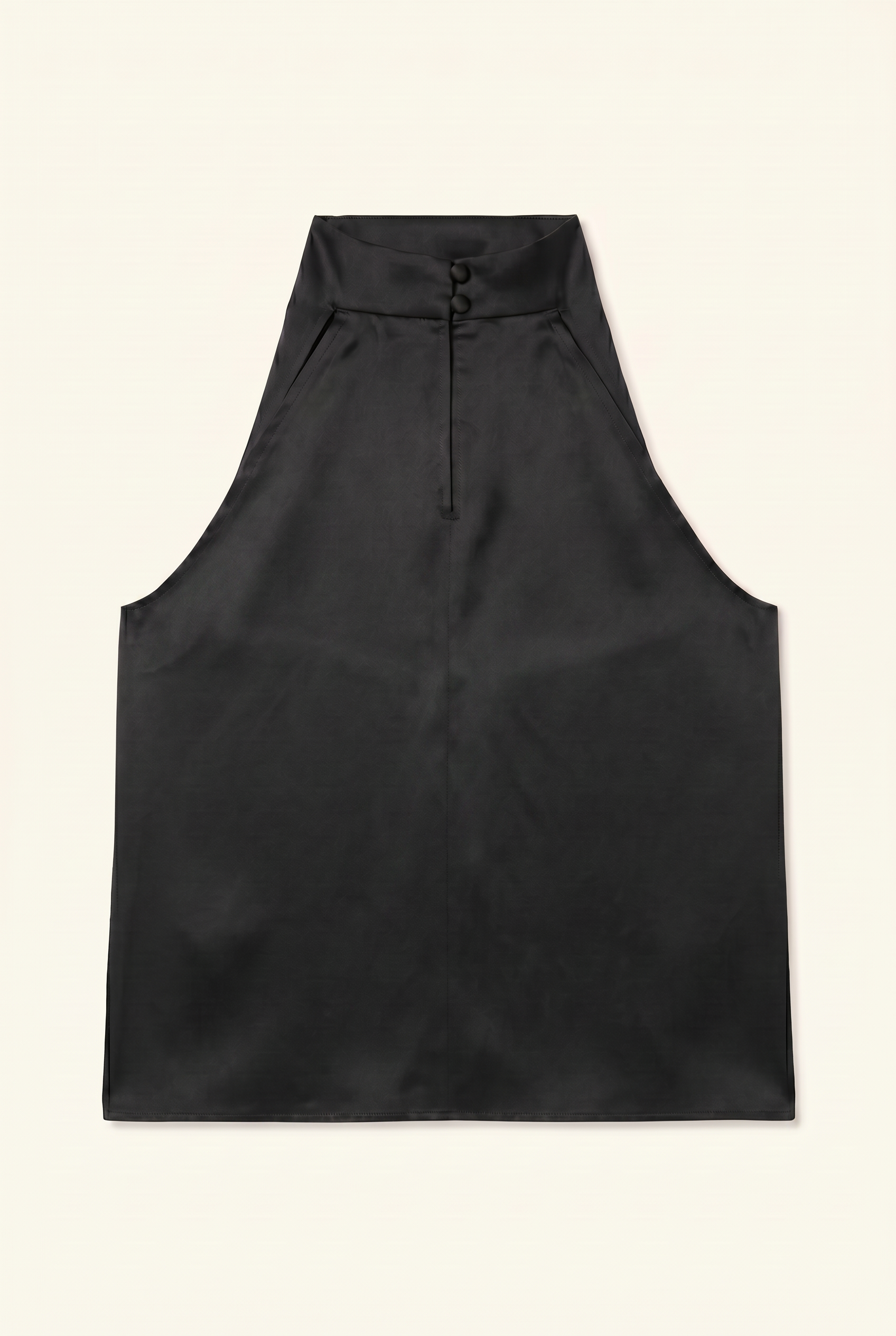 The Noir Satin Sculpt Tank